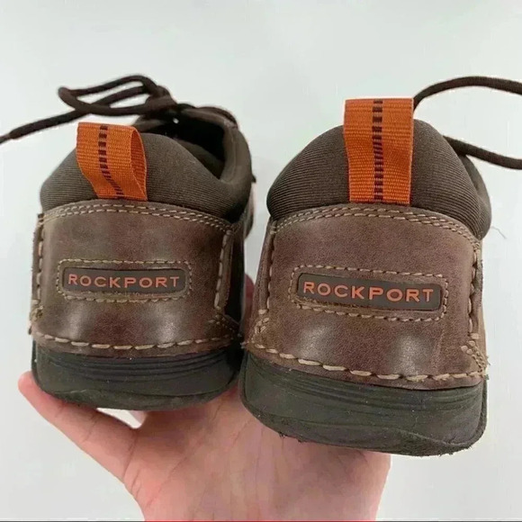 Rockport mens Oxfords size 10 44 brown leather lace up outdoors walking gorpcore main image 6